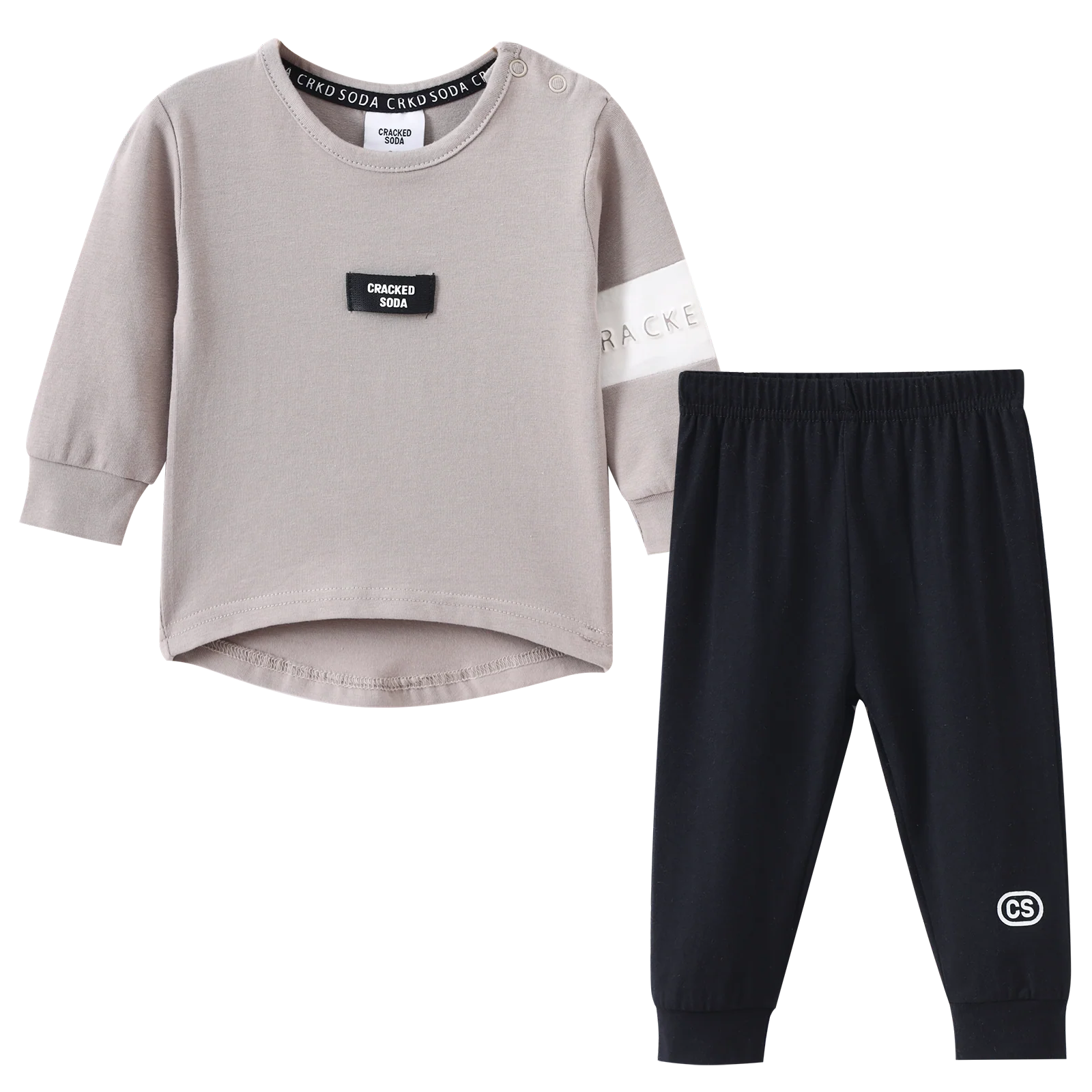 Theodore 2Pce Tee & Legging Set - Truffle - Image 3