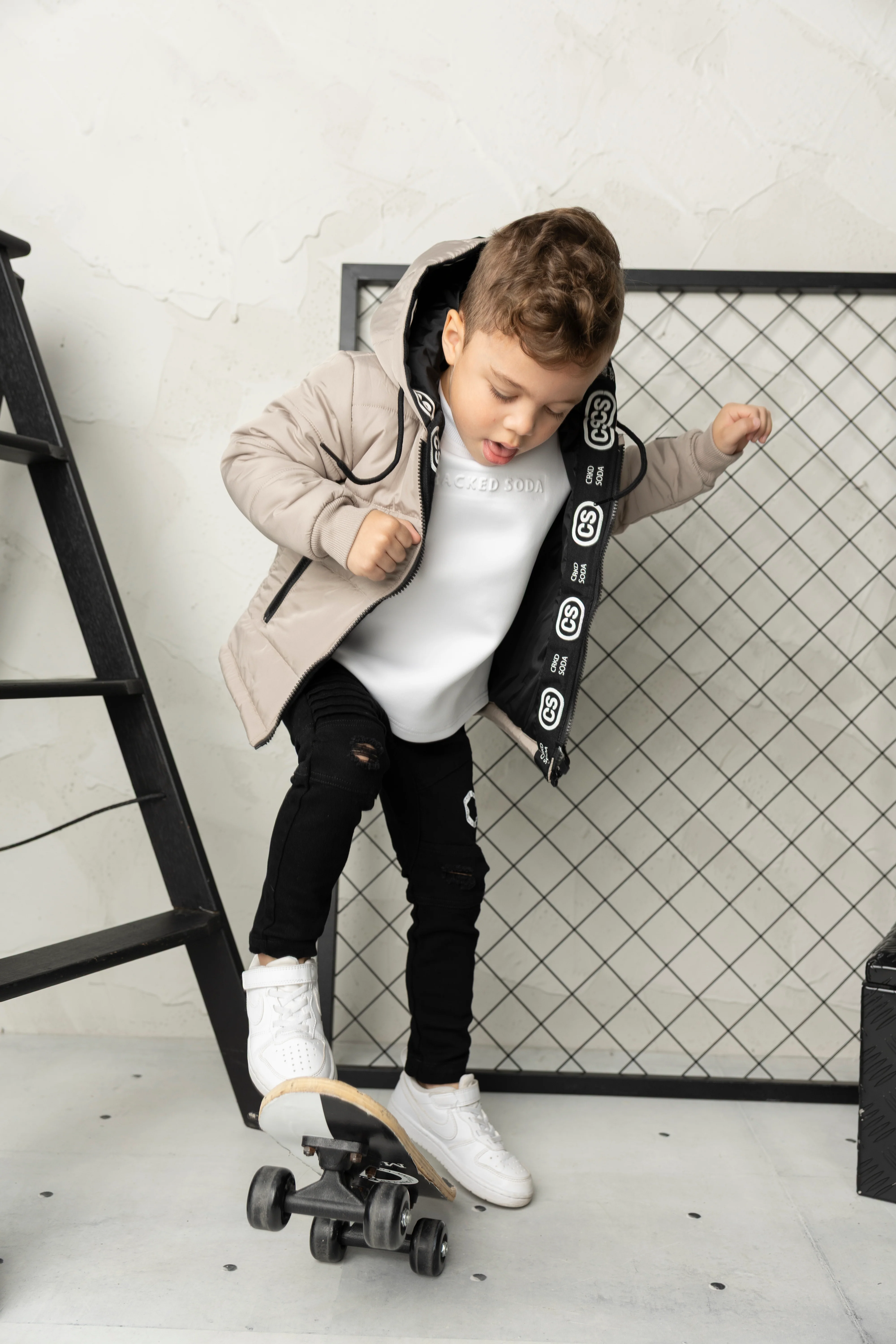 Theodore Puff Jacket - Truffle - Image 2