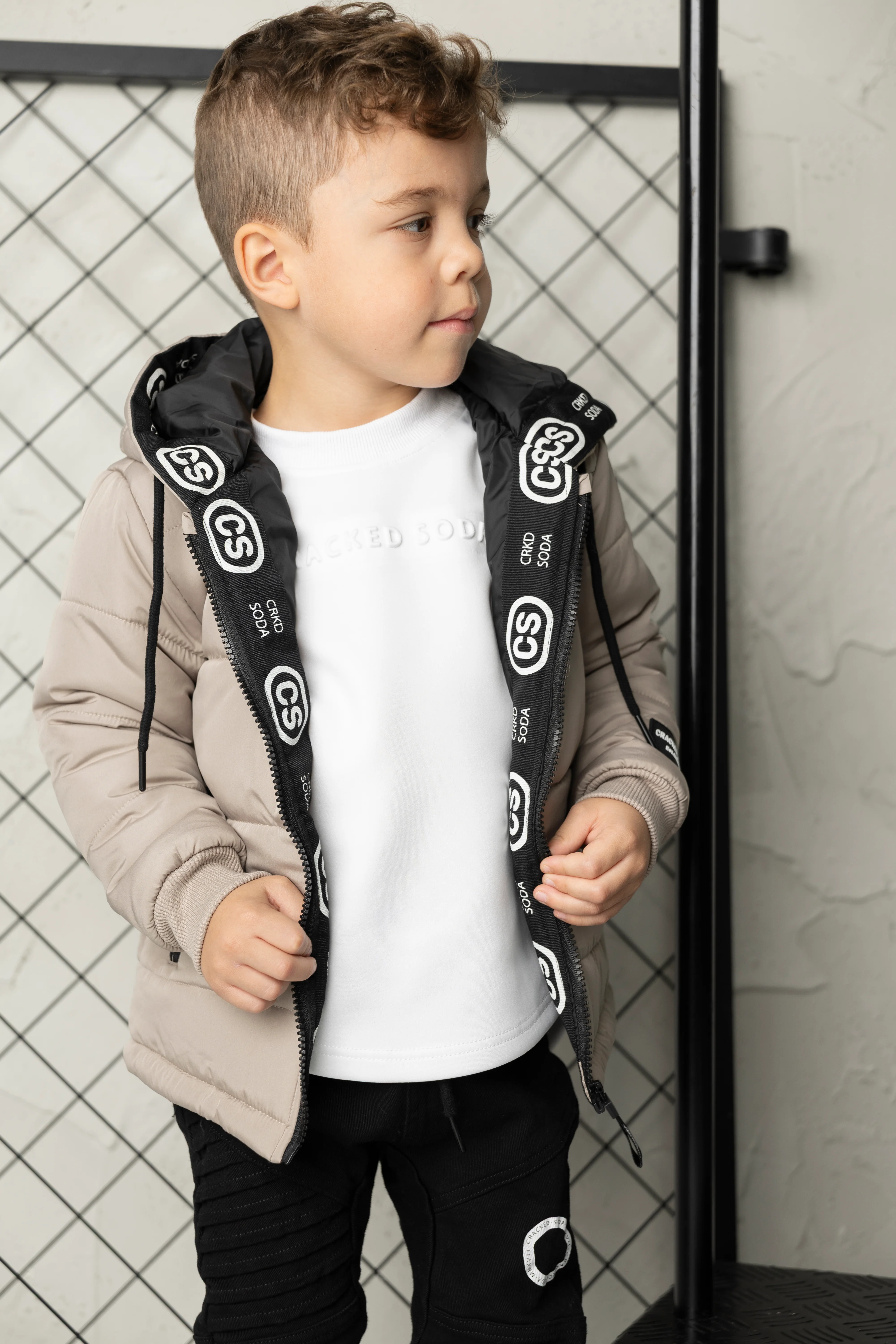 Theodore Puff Jacket - Truffle - Image 3