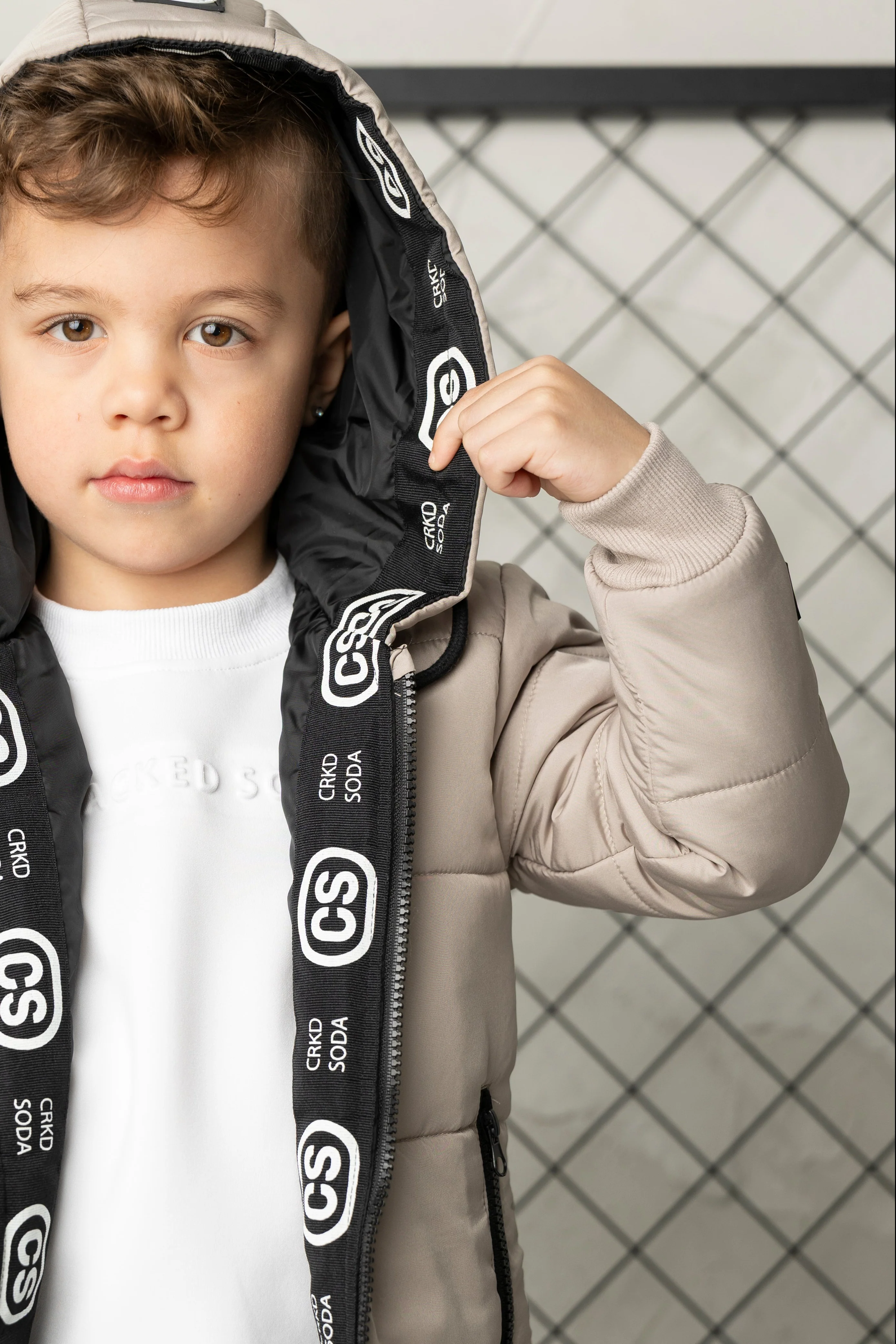 Theodore Puff Jacket - Truffle - Image 4