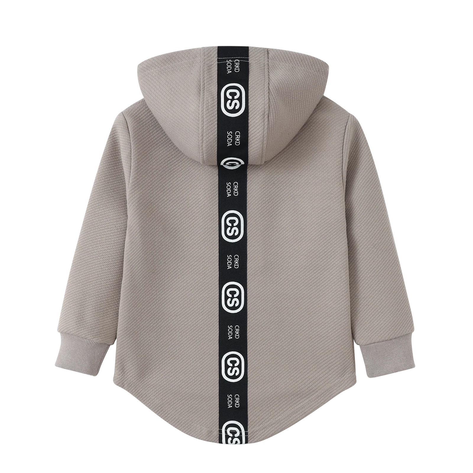 Theodore Quilted Hoodie - Truffle - Image 6