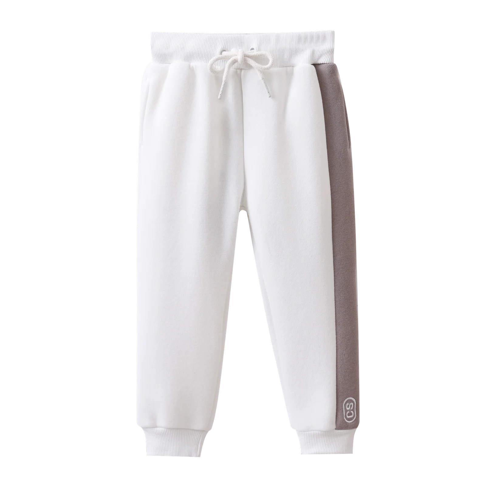 Theodore White Essential Hoodie - White/Truffle - Image 7