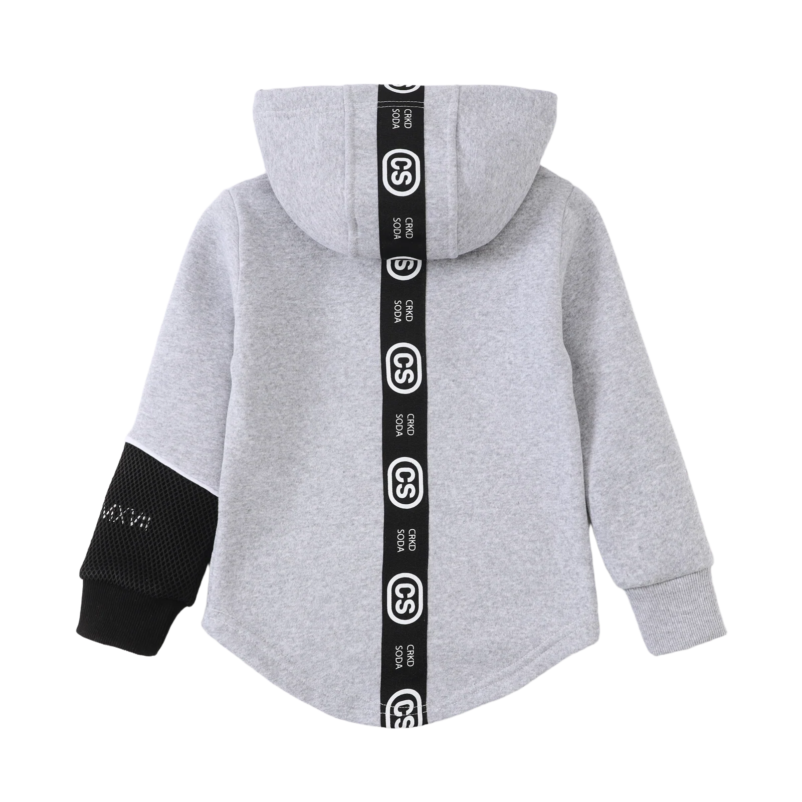 Tommy Detailed Strip Hoodie - Grey - Image 7