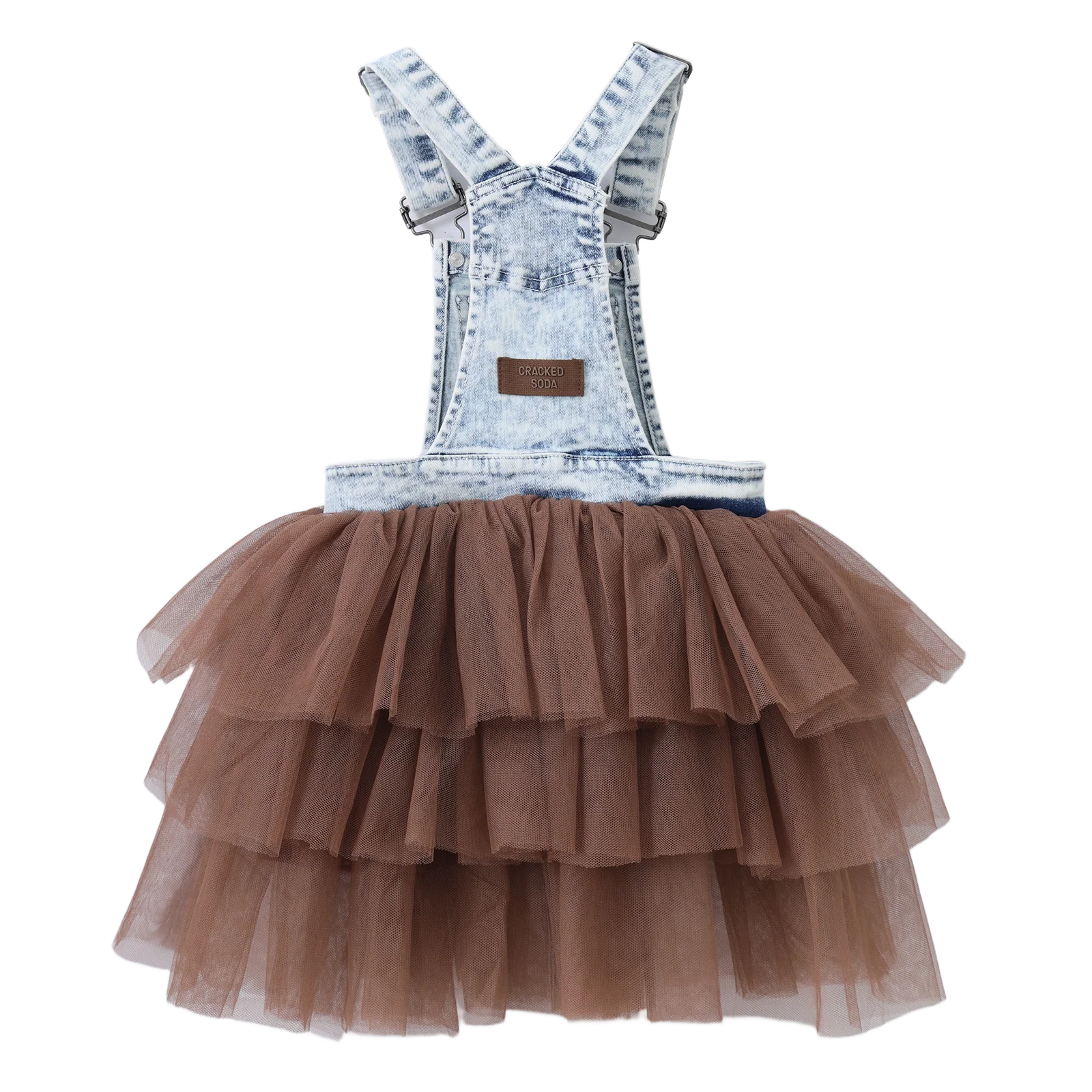 Victoria Pinafore - Blue/Mocha - Image 7
