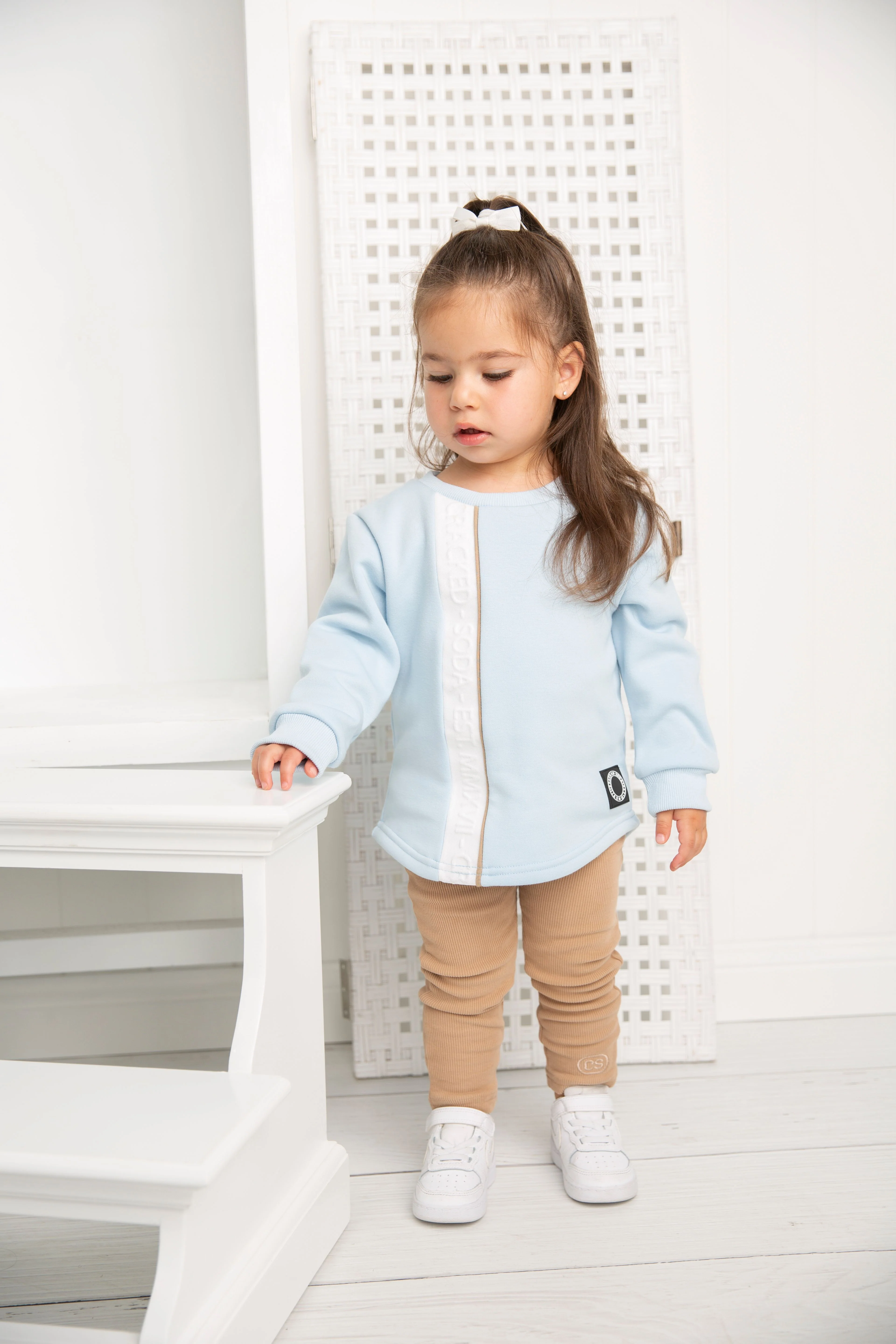 Vienna Detailed Crew - Powder Blue - Image 5