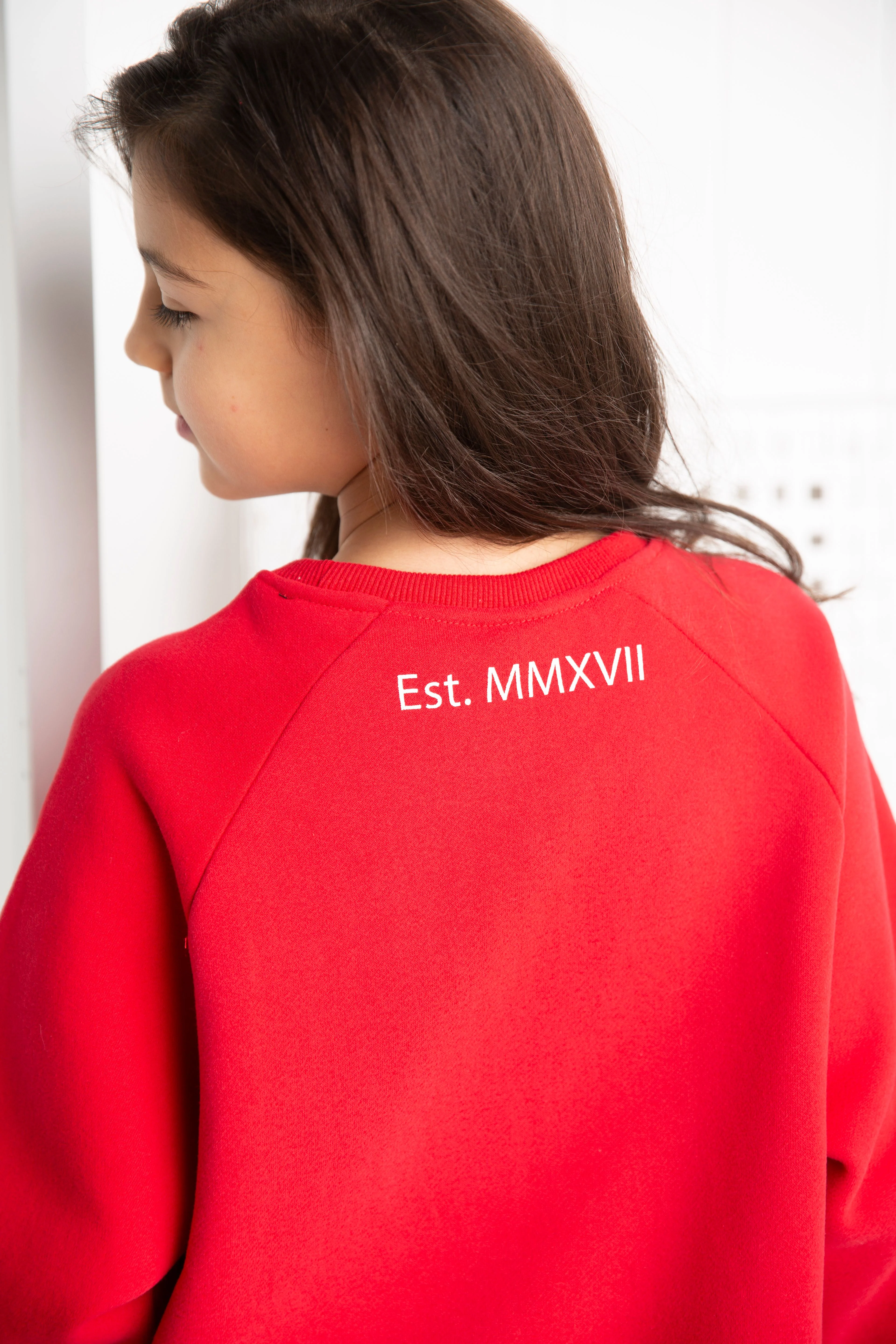 Vienna Detailed Strap Hoodie - Red - Image 3