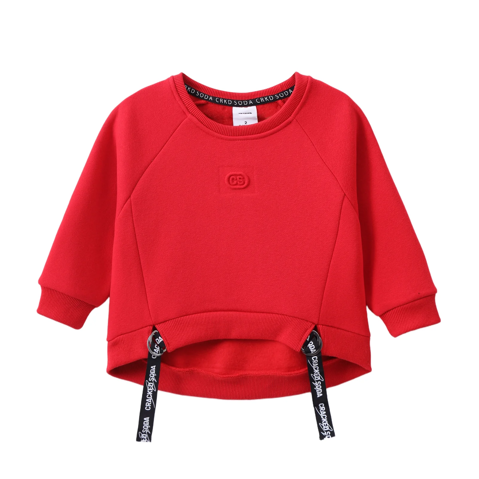 Vienna Detailed Strap Hoodie - Red - Image 8