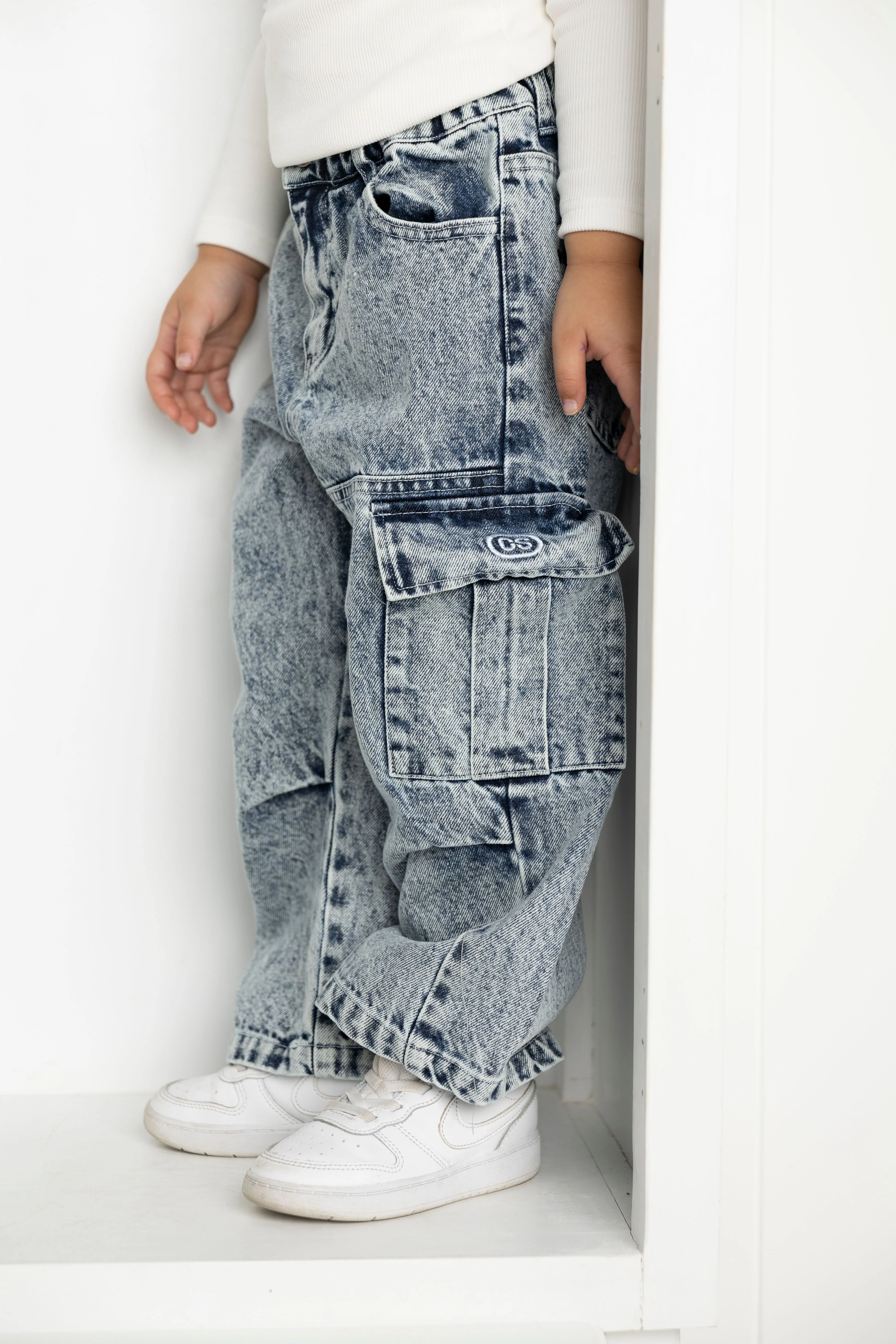 Willow Detailed Denim Pants - Denim Blue - Image 2