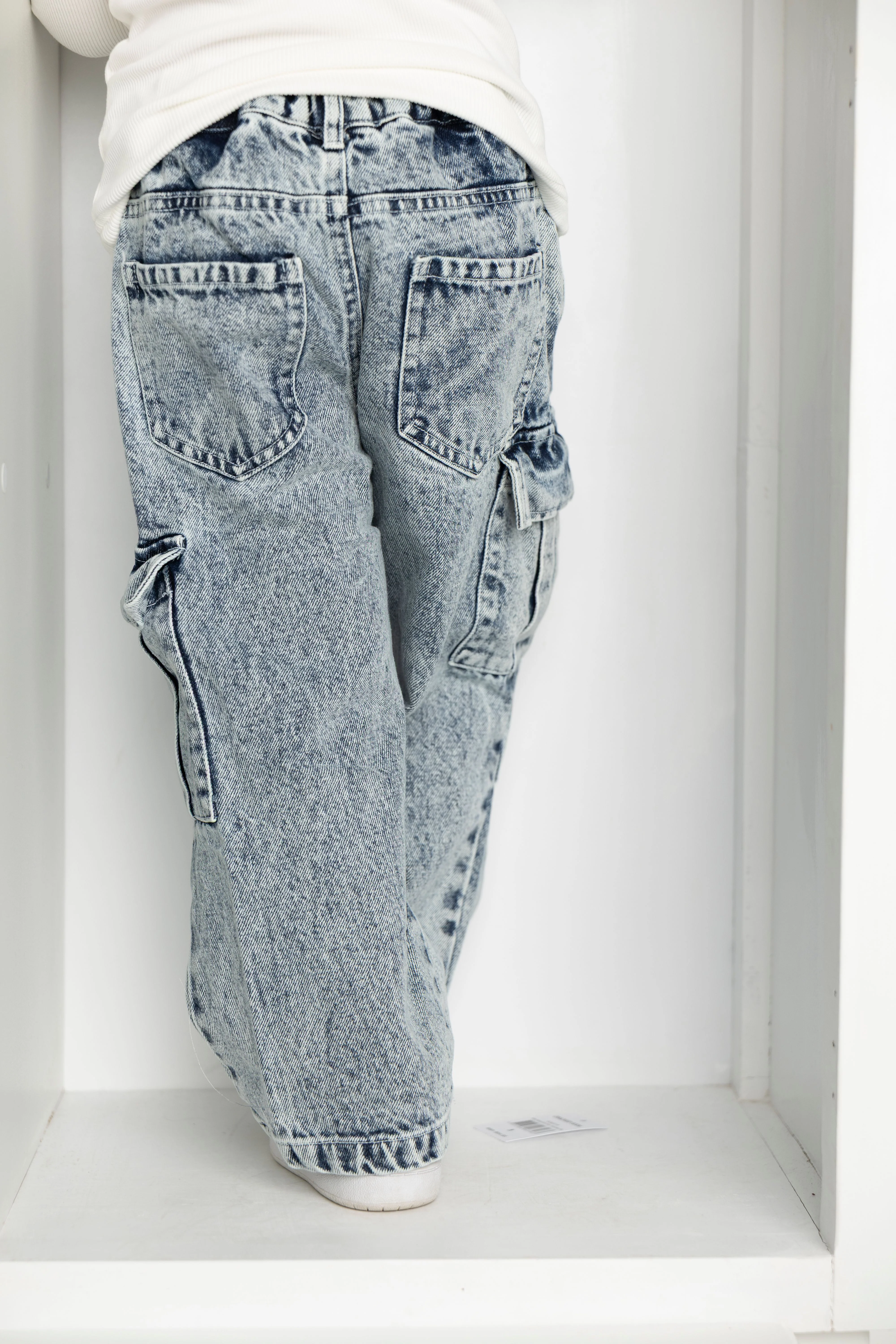 Willow Detailed Denim Pants - Denim Blue - Image 3