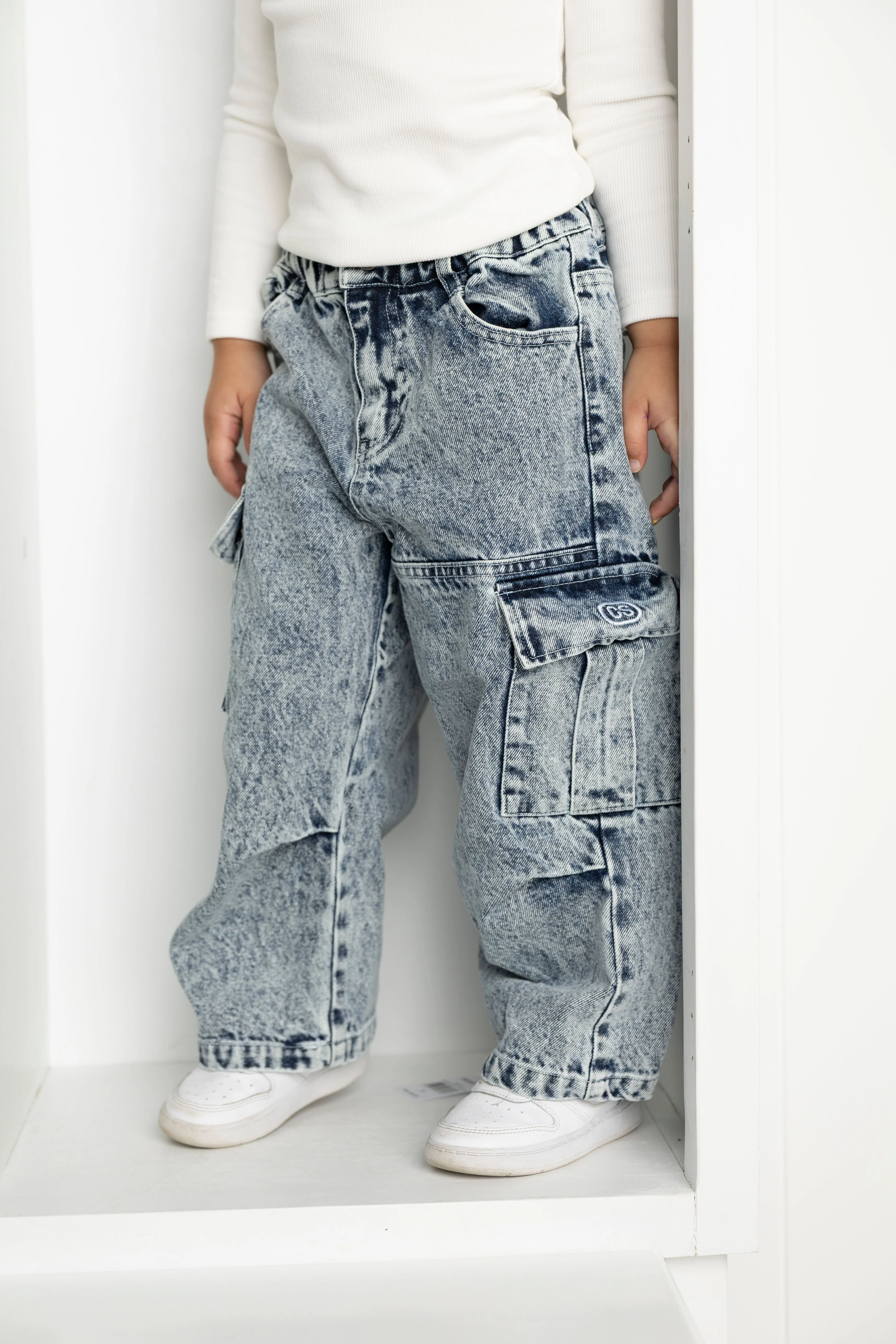 Willow Detailed Denim Pants - Denim Blue - Image 5