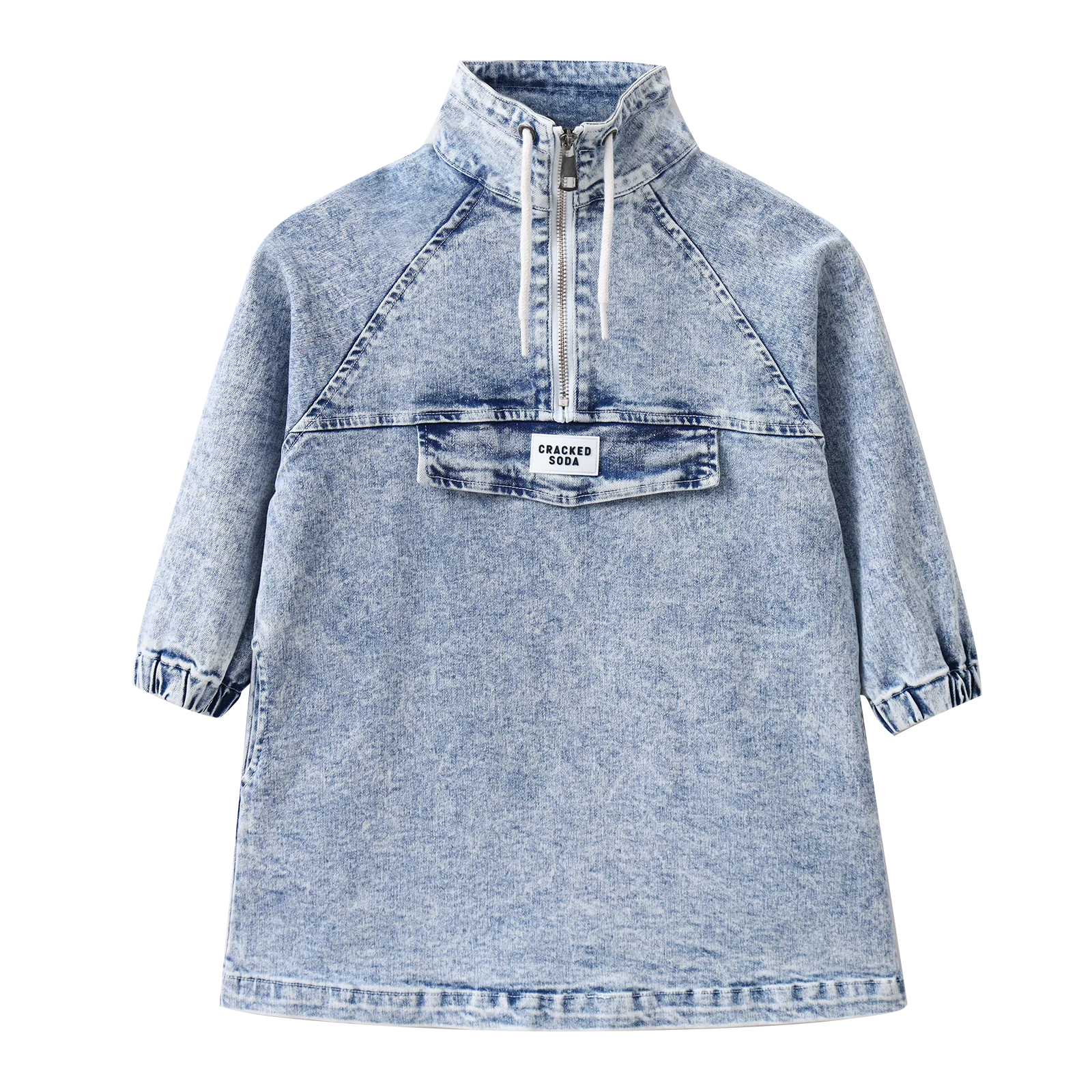 Willow Detailed Dress - Denim Blue - Image 8