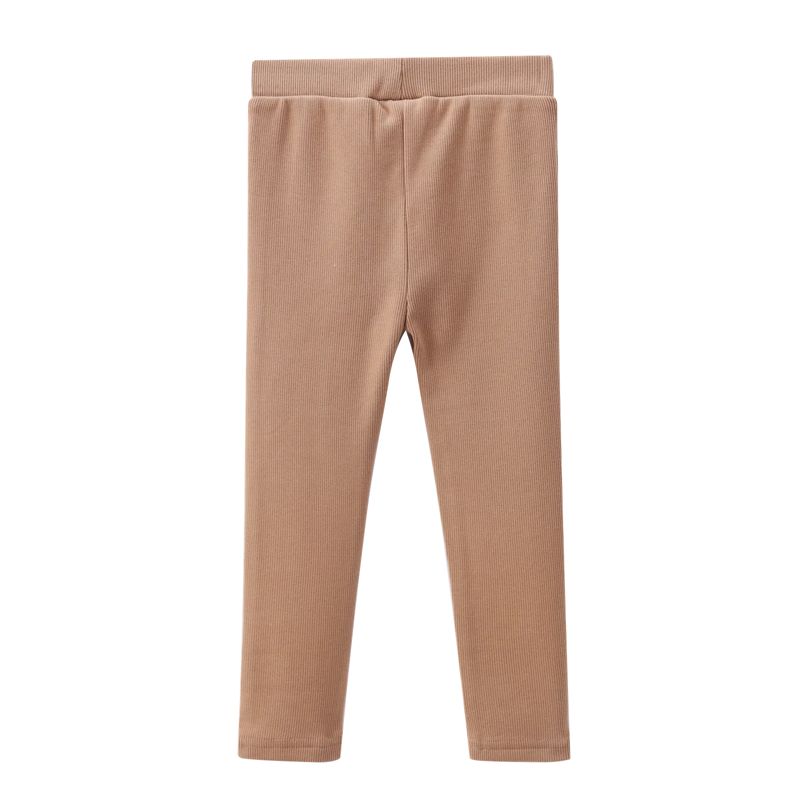 Winter Ribbed Fleece Leggings - Biscuit - Image 4