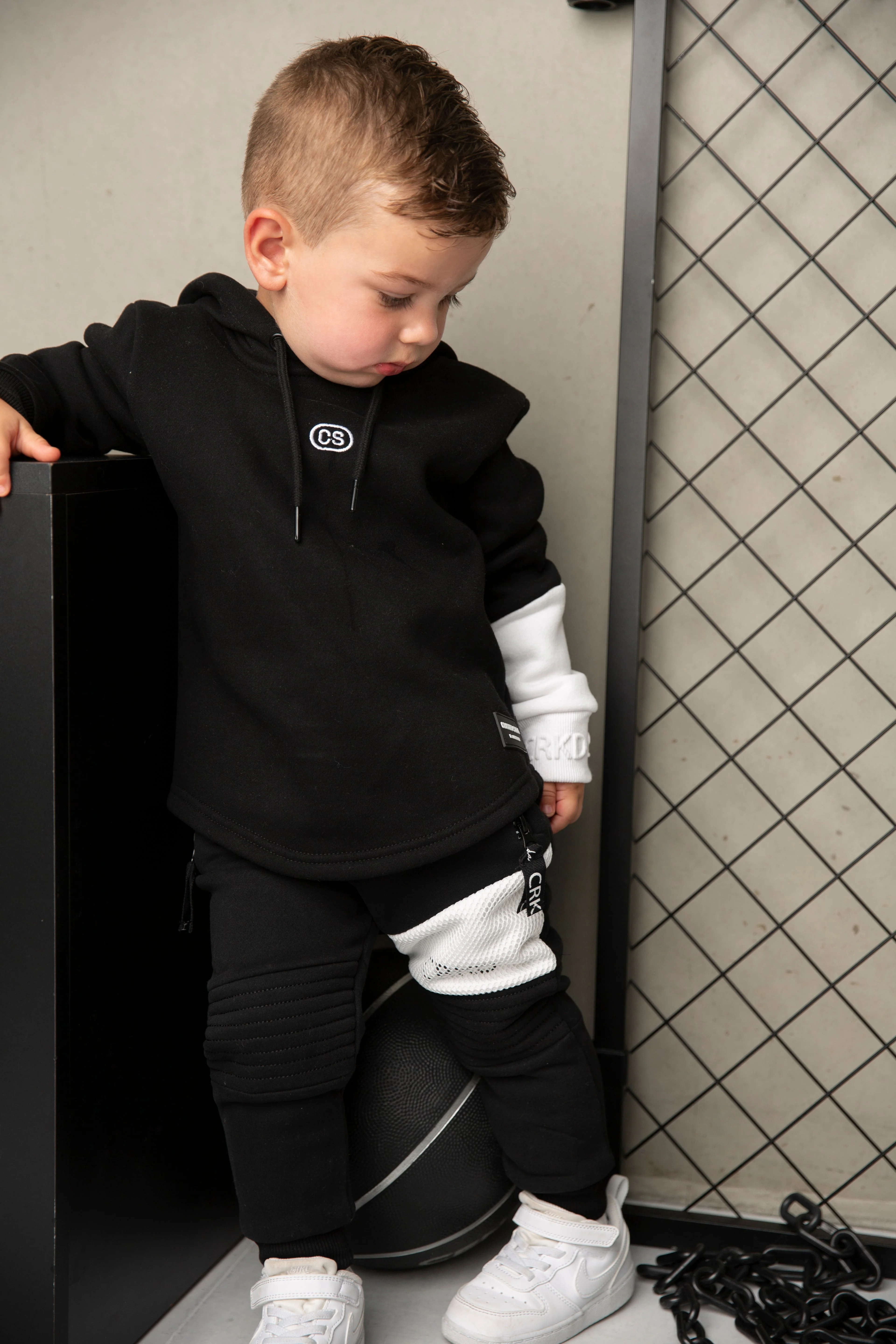 Zack Detailed CS Hoodie - Black/White - Image 3