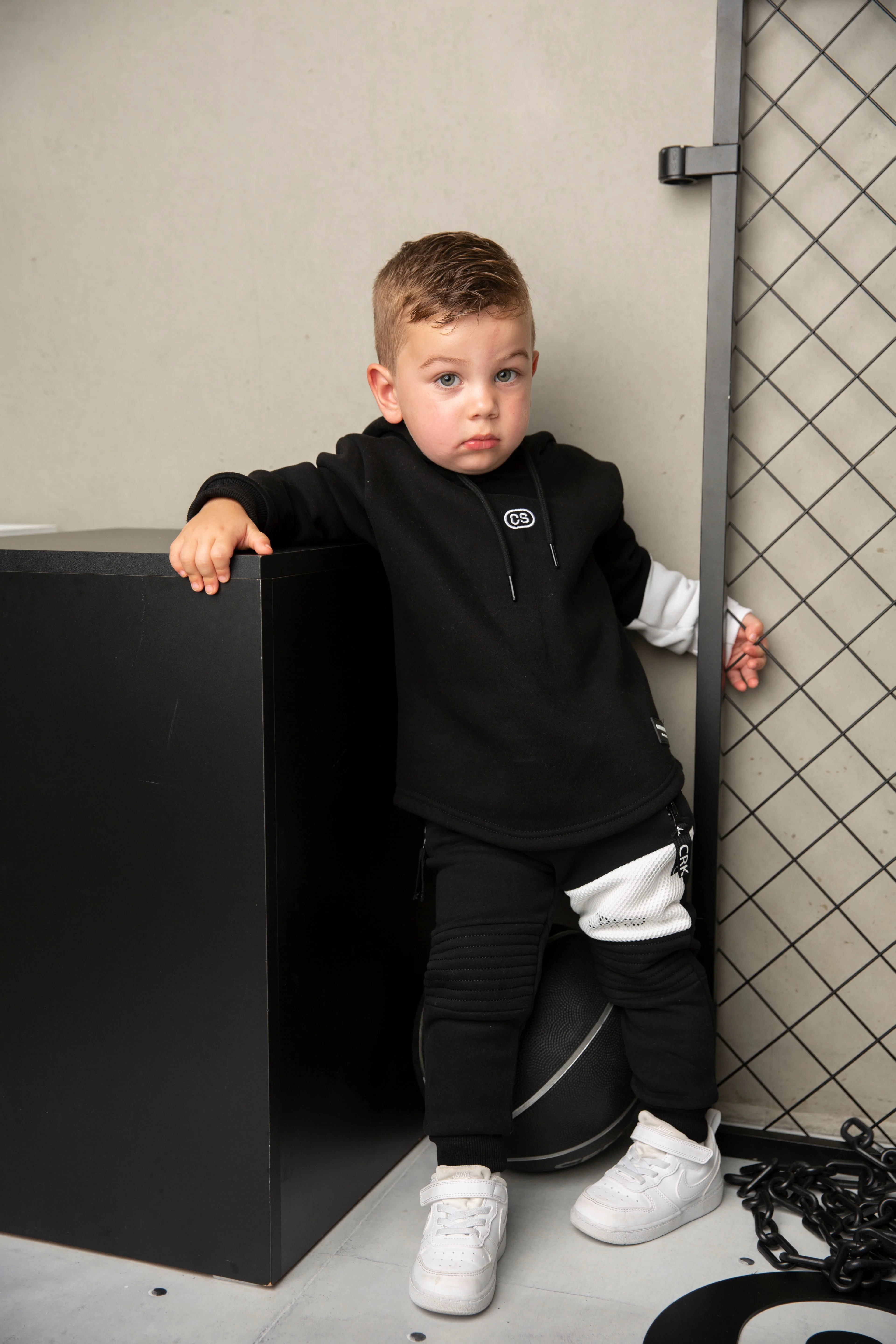 Zack Detailed CS Hoodie - Black/White - Image 5