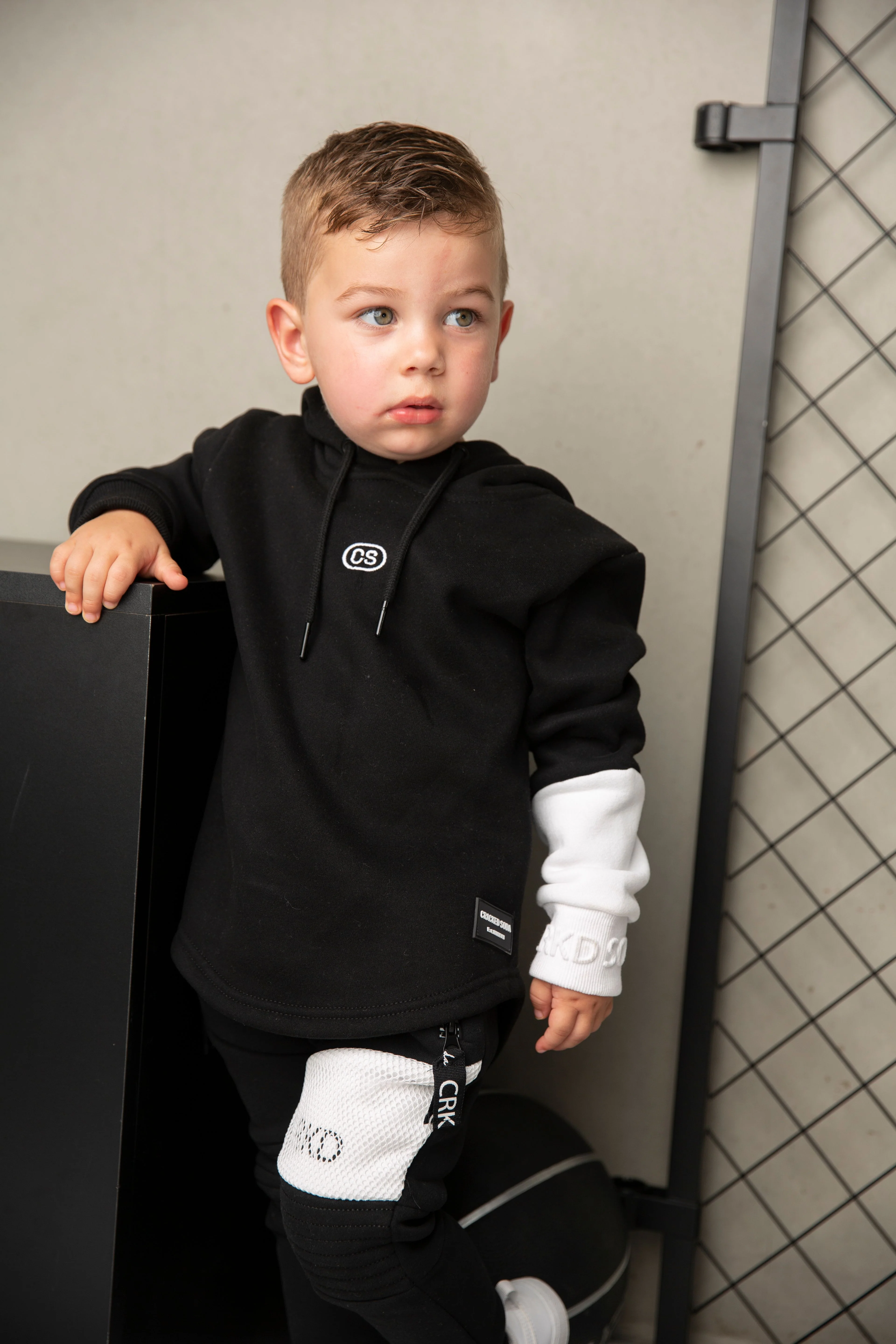 Zack Detailed CS Hoodie - Black/White - Image 6