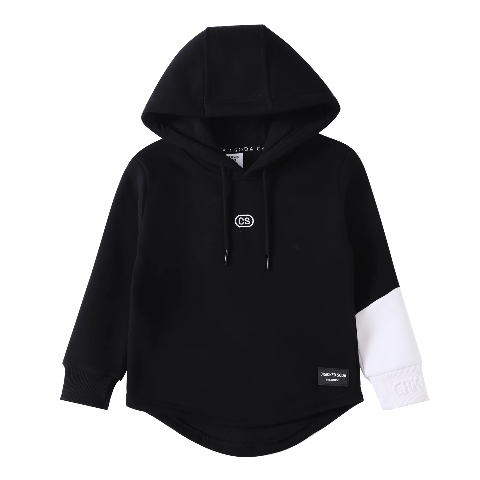 Zack Detailed CS Hoodie - Black/White - Image 7