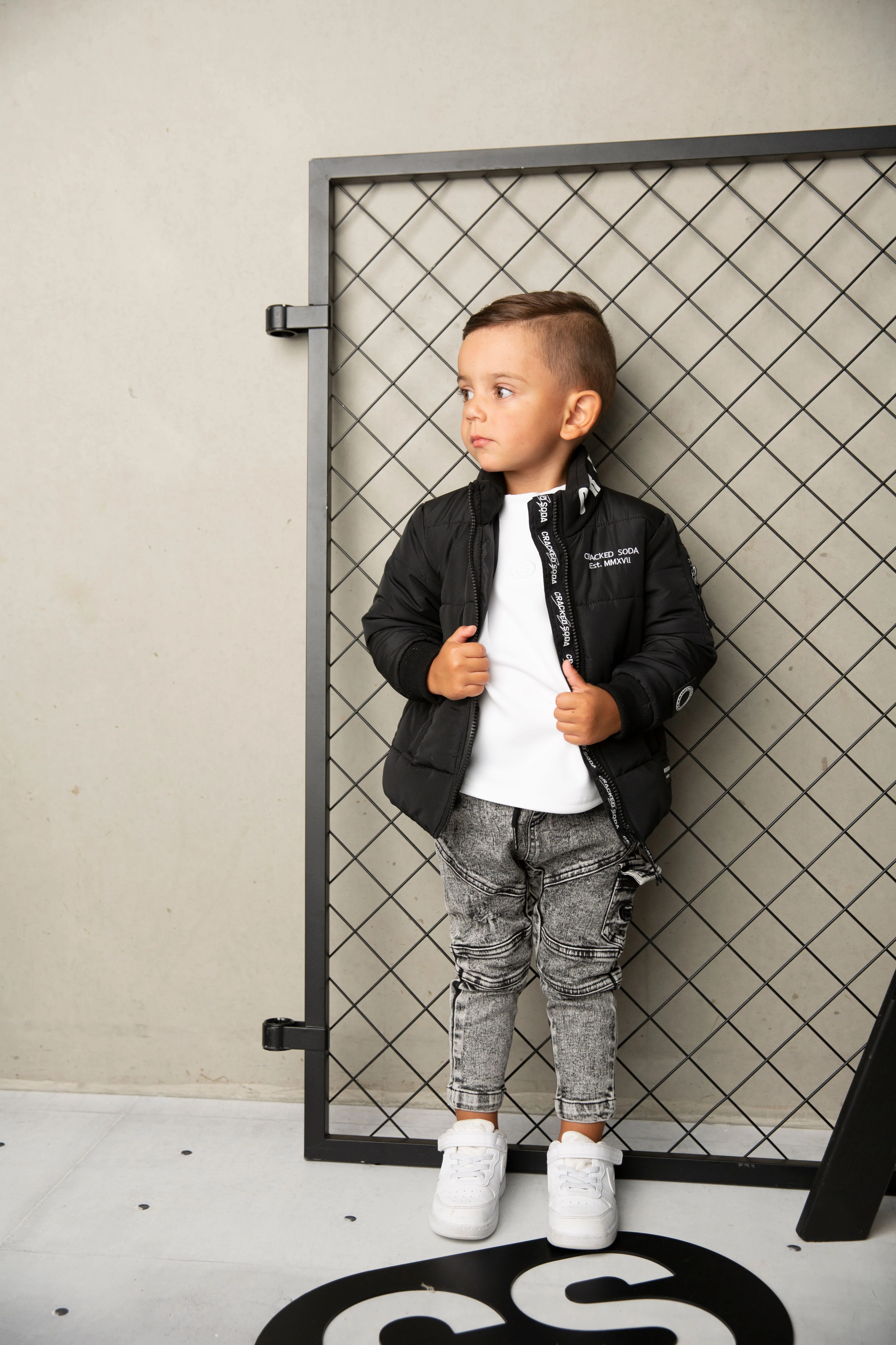 Zack Detailed Puff Jacket - Black - Mens - Image 7