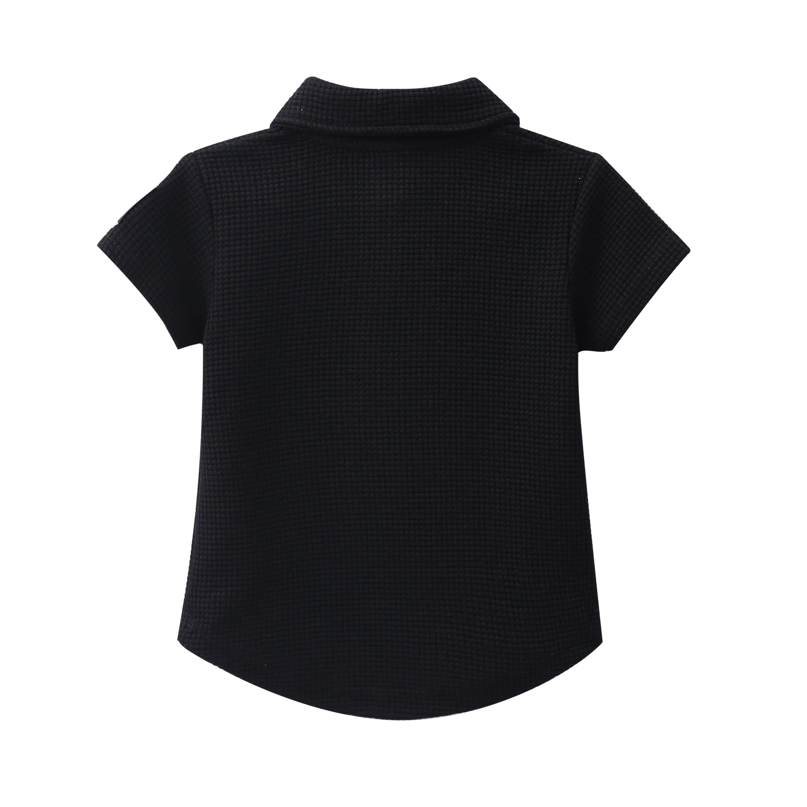 Zack Zip Polo Tee - Black - Image 7