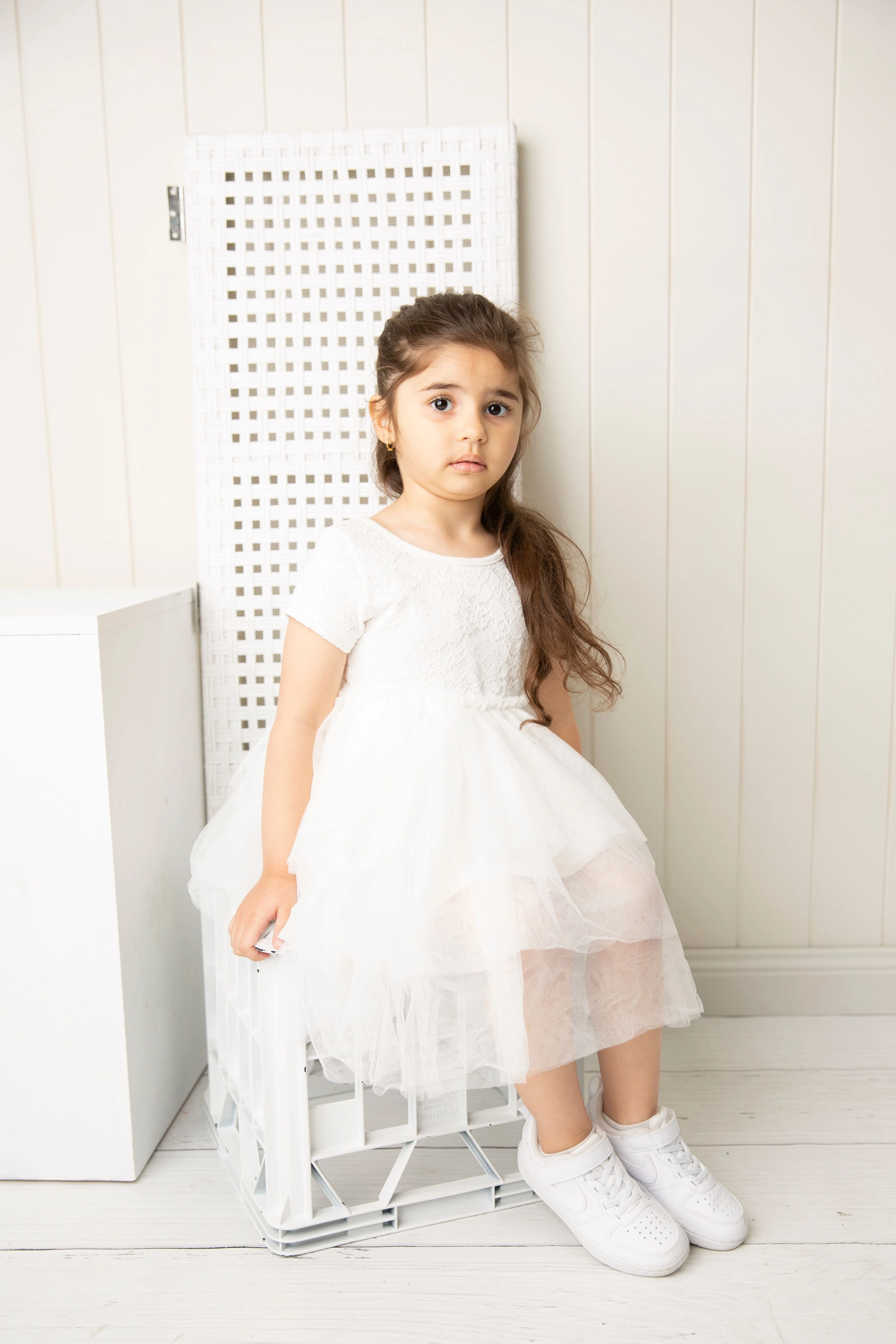 Zaria Lace Tutu - Cream - Image 3
