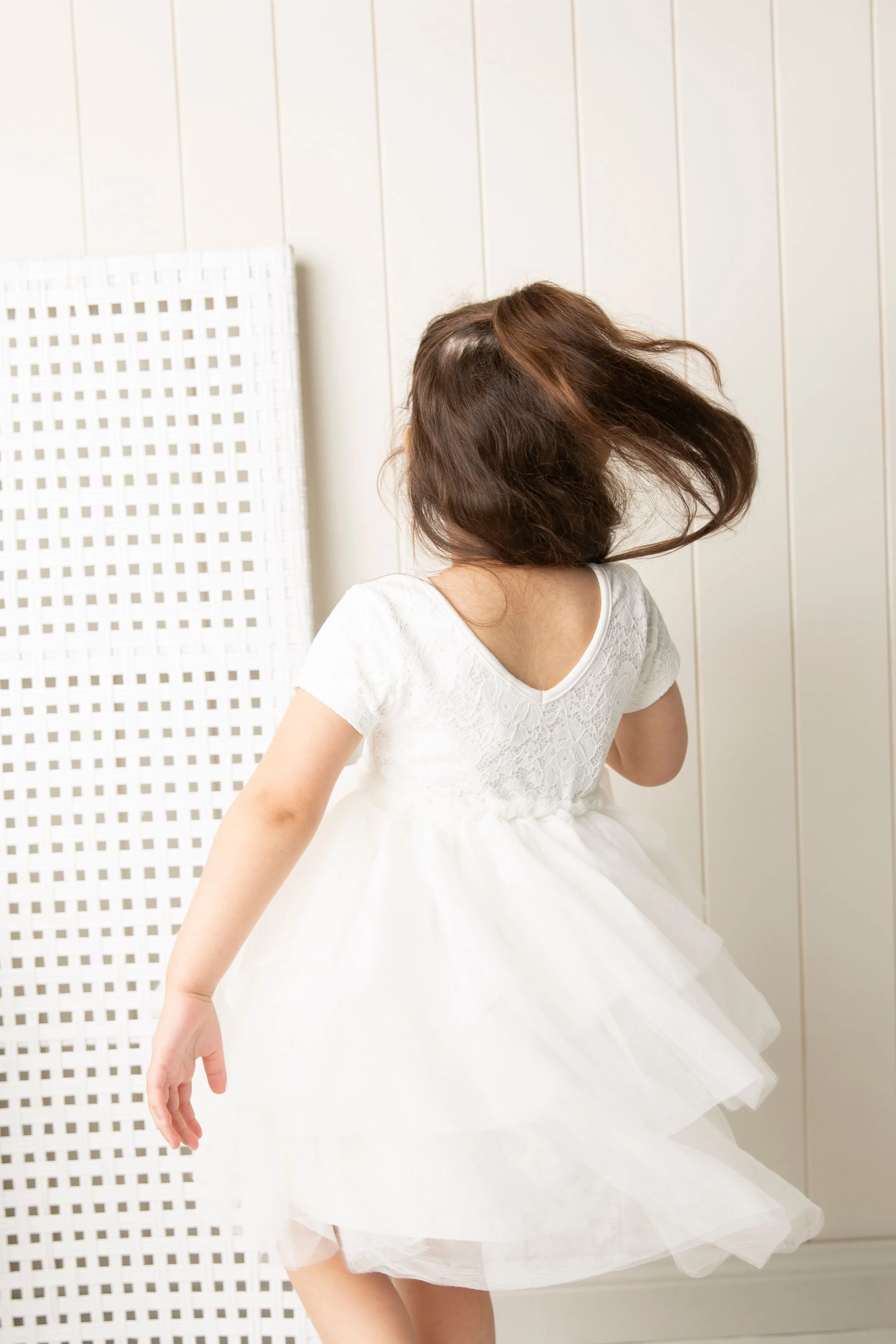 Zaria Lace Tutu - Cream - Image 4