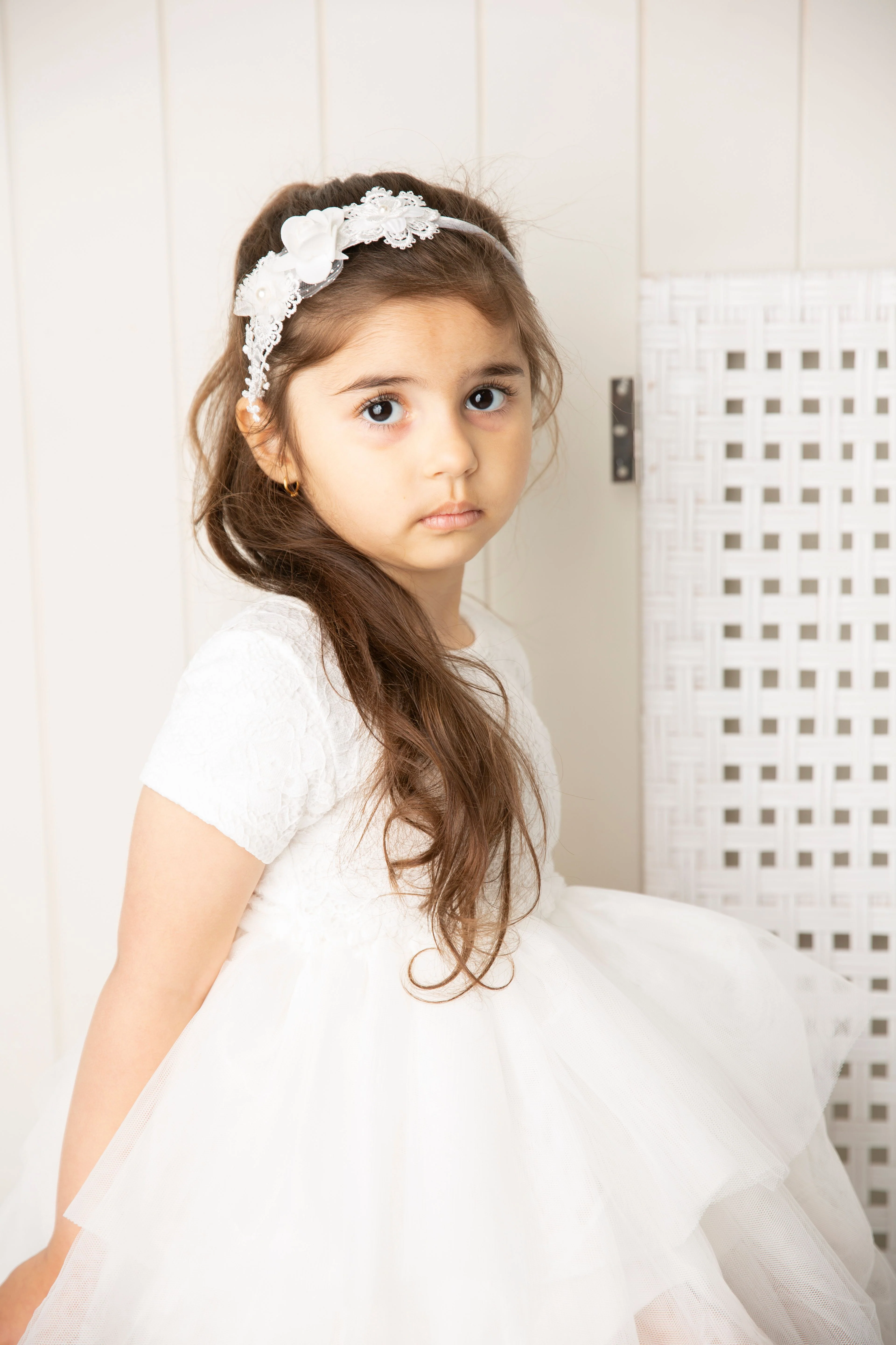 Zaria Lace Tutu - Cream - Image 5