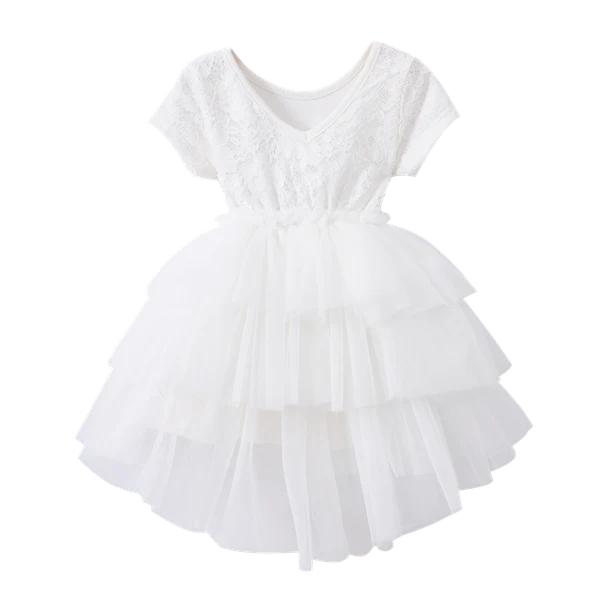 Zaria Lace Tutu - Cream - Image 7